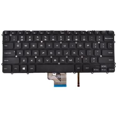 Imagem de DBParts Teclado retroiluminado para notebooks Dell Precision M3800 Series XPS 15(9530) Series XPS 15-9530 Series - Substitui HYYWM