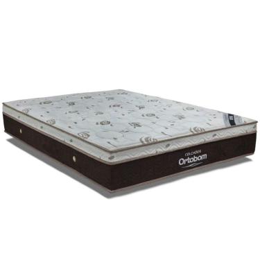 Imagem de Colchão Queen Sleep King Molas Ensacadas Ortobom - 158x198x32