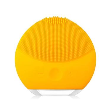 Imagem de Esponja Elétrica Massageadora para Limpeza Facial e de Pele - Forclean - Amarelo
