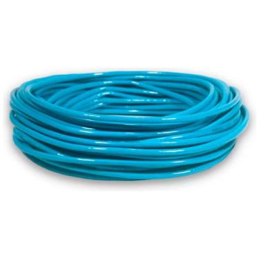 Imagem de Cabo De Rede Patch Cord 30 Metros CAT6 100% Cobre Azul Ethernet Lan Ut