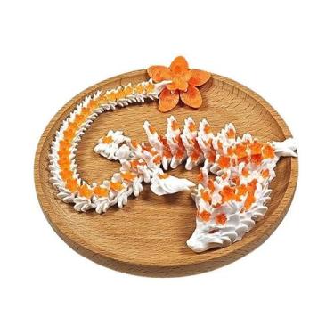 Imagem de Meninos Flor De Cerejeira 3D Impresso Cristal Dragão Articulado Brinqu
