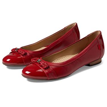 Imagem de MARC JOSEPH NEW YORK Park Ave Flat Red Nappa/Patent 6 M