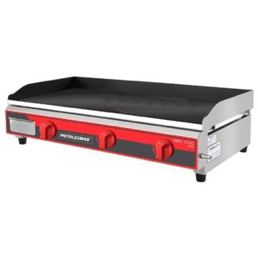 Imagem de Chapa a Gás Profissional 1,03m CBG-1000 PRO Metalcubas - Espessura 9,5