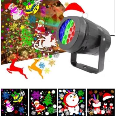 Imagem de Projetor 3d Natalino Decoração Ano Novo Halloween Festas E Eventos Ilu