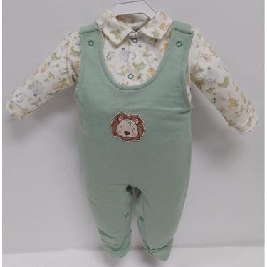 Imagem de Macacão / Jardineira Longo Moletino Bebê Menino Zafielo 610