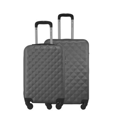 Imagem de Kit Conjunto 2 Malas Rígidas 360° Mala de bordo 10kg e Média 23kg Gladiador D1PM