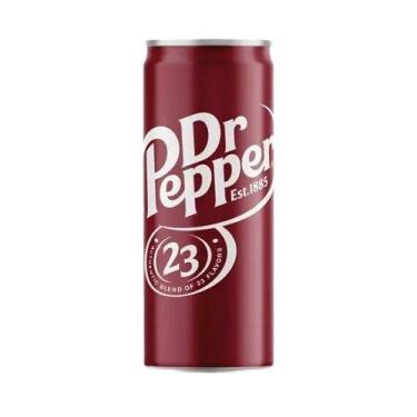 Imagem de Refrigerante Importado Dr Pepper Cola Original Lata 330Ml