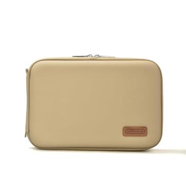 Imagem de HONG DIAN Estojo organizador para caneta-tinteiro com 20 compartimentos, à prova d'água, capa rígida de poliuretano, antiarranhões e à prova de choque, bolsa de armazenamento de grande capacidade