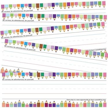 Imagem de Placas de nome de mesa para sala de aula, 36 peças, 25 x 10 cm, etiquetas de nome de mesa para jardim de infância, 1ª, 2ª e 3ª séries, para placas de identificação de professores, mesas e armários de