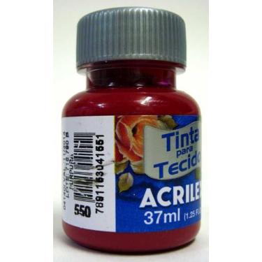 Imagem de Tinta Para Tecido 37ml Fosca - 550 Púrpura Acrilex