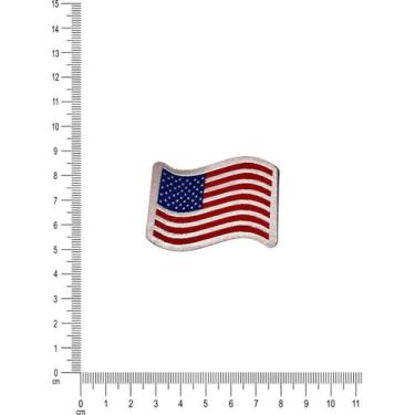 Imagem de Adesivo de Chapéu Country Bandeira Flamula EUA - Vivace Country, Taman