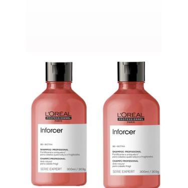 Imagem de Kit L'Oréal Professionne Inforcer Shampoo 300ml (2un)