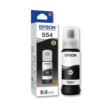 Imagem de Refil Epson 554 Bk T554120-al Preto L8180 Original 70ml