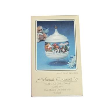Imagem de Enfeite musical de primeiro Natal para bebês de 1984 QX9041