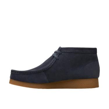 Imagem de Clarks Bota masculina Wallabee Evo Oxford, Camurça azul-marinho, 8