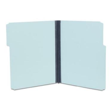 Imagem de Pastas de arquivos Staples 606798 Pressboard 3 Tab Letter Blue 25/Box