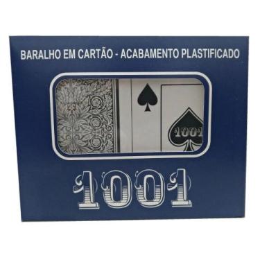 Imagem de Jogo de baralho plastificado 1001 estojo copag, Única, Único