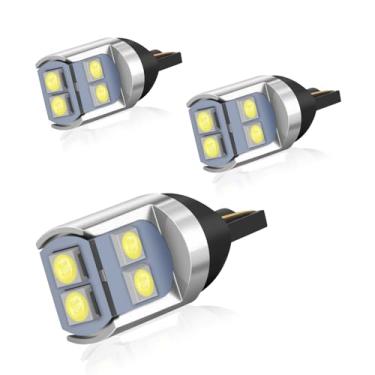 Imagem de ZEN HON Lâmpada LED T10, acessório de atualização de lâmpada 194 168 W5W, luz branca fria 10000K, aplique a volts de 12 a 24, para carro, caminhão, motocicleta, trailer, barco, como cúpula, porta