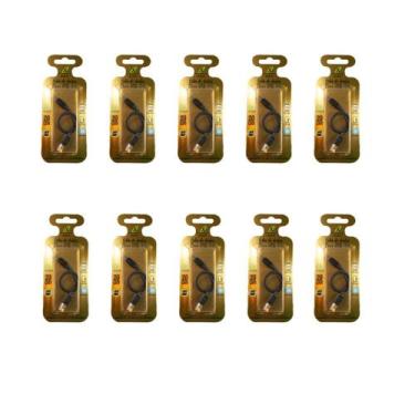 Imagem de Kit c/10 cabo de dados micro usb v8 xcell 20cm