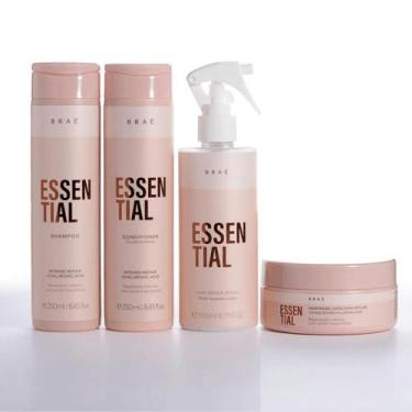 Imagem de BRAÉ Kit Essential Intense Repair sh 250ml + cond 250ml + Fluído Repar