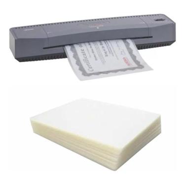 Imagem de Kit Plastificadora A3 Aurora + 100 Polaseal 110V - Kits