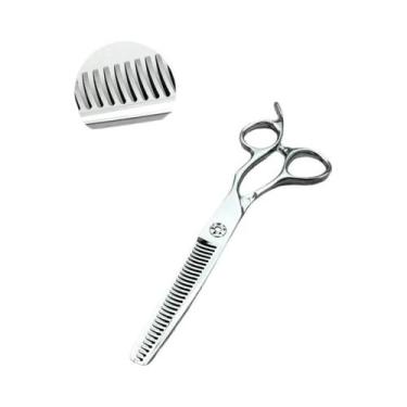 Imagem de Tesoura De Corte De Cabelo Profissional De 6,5" Para Barbeiro, Tesoura