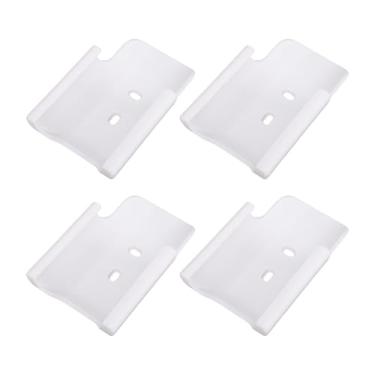 Imagem de Sanpyl 4 Pcs Suportes de Controle Remoto, Wall Mount Media Player Armazenamento Racks Organizadores, Caixa Organizadora para Ar Condicionado Bandeja Remota TV Remoto