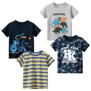 Imagem de Camiseta TABNIX Hongkong Digger de manga curta para meninos de 2 a 7 a