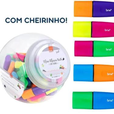 Imagem de Mini Marca Texto Neon com Cheiro - BRW, Roxo