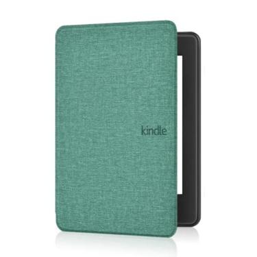 Imagem de Capa para Kindle 11ª Geração 2024 e 2022 tela de 6" Função Auto Hibernação rs23cv / c2v2l3 (Verde) + Pelicula Antirreflexo