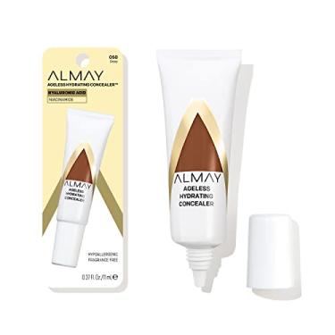 Imagem de Almay Corretivo antienvelhecimento, maquiagem facial com ácido hialurônico, niacinamida, vitamina C e E, hipoalergênico, sem fragrância, 050 profundidade, 0,37 ml (pacote com 1)