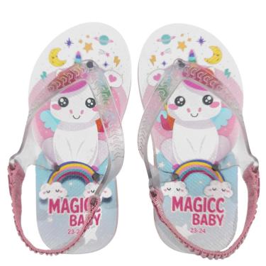 Imagem de Chinelo Bebê Unicórnio Menina Magicc Baby Mb030-Feminino