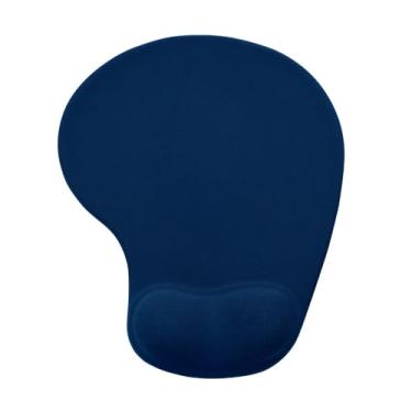 Imagem de Mouse Pad Almofada De Gel Apoio De Punho Ergonômico(Azul Escuro)