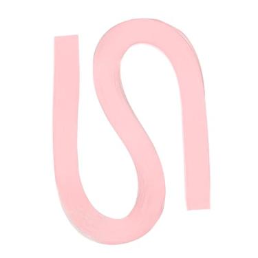 Imagem de PATIKIL 120 tiras de papel para quilling 3/16" (5,2 mm) 21" (54 cm) fita de quilling de papel origami para arte faça você mesmo artesanato à mão Natal, rosa claro