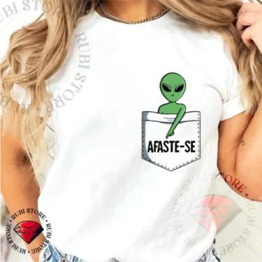 Imagem de Camiseta Et de Bolso - Mina Store, Branco, G1