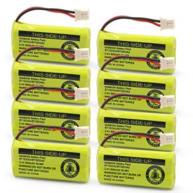 Imagem de Bateria VANBOW BT183342 2,4 V 800 mAh Ni-MH Pacote com 8