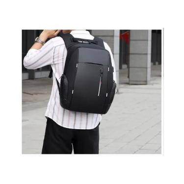 Imagem de Mochila multifuncional impermeável para laptop 35L com porta USB - Lig