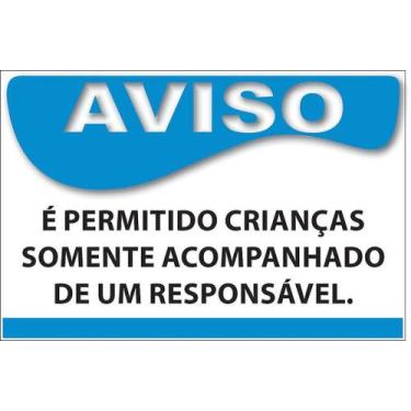 Imagem de Placa para Piscina em Material PS 1MM - Sinalização Interna e Externa 