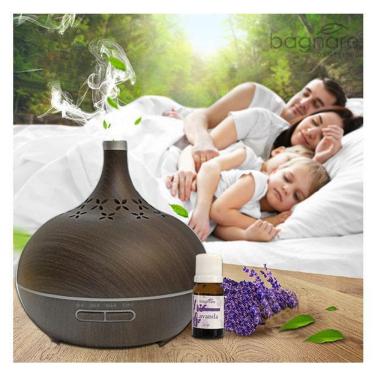 Imagem de Aromatizador de ar ultrassônico +  óleo aromatizador lavanda
