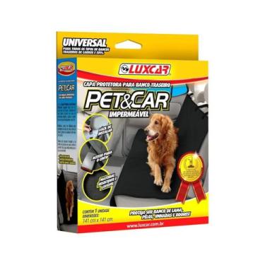 Imagem de Capa Protetora Pet Cão Gato Banco Carro Impermeável Lavável - Virtual 