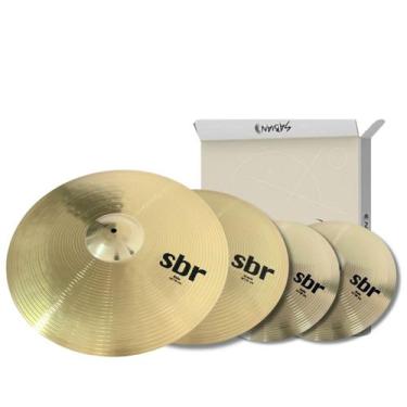 Imagem de Kit Set de Pratos Sabian SBR Performance Set 14" 16" 20"