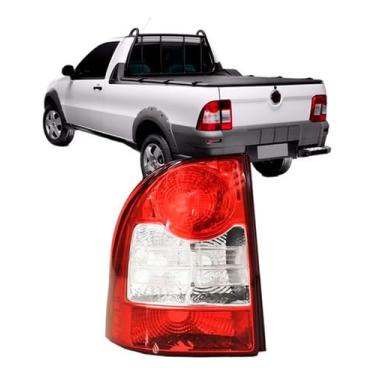 Imagem de Lanterna Traseira Esquerda para Strada 2009 a 2013, Iluminação Durável, Encaixe Preciso, Componente Essencial para Segurança e Estética, Compatível com Strada 2009 a 2013