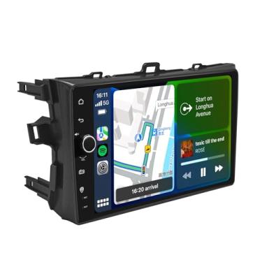 Imagem de JOYING Rádio automotivo para Toyota Corolla 2008-2013, Android 13, estéreo, tela sensível ao toque de 9 polegadas 8 GB + 128 GB com Carplay e Android Auto, link espelhado, navegação GPS, Bluetooth