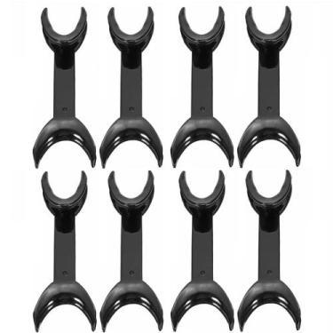 Imagem de Retrator dental intraoral de lábios Angzhili, 8 unidades, preto