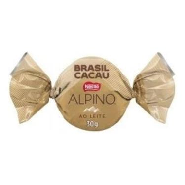 Imagem de Kit 10 Trufas Chocolate Alpino Nestlé 30G Brasil Cacau