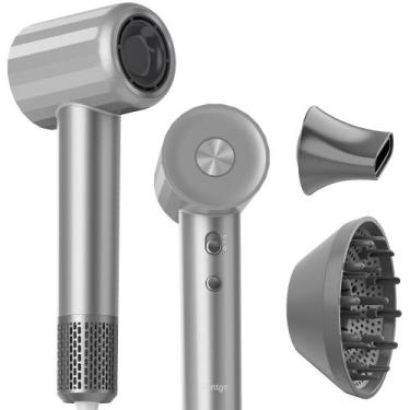 Imagem de Secador de cabelo Fentgo High Speed Ionic 1500W 110.000 RPM cinza