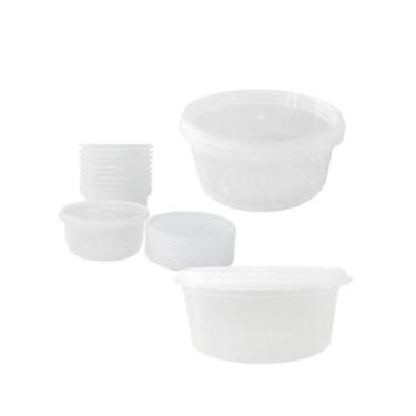 Imagem de Potinho Pote Redondo Lacre 100 Potes 250Ml - BrasilPack