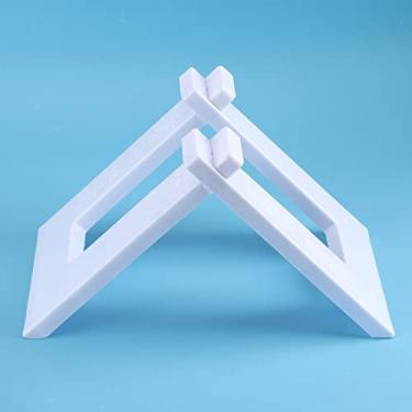 Imagem de KIMISS Rack de Estacionamento de Bicicleta para - Balanceamento de Bicicleta Stand para de 10/12 Polegadas - Material de PVC Resistente, Leve e Fácil de Instalar