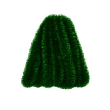 Imagem de Festão Enfeite Natalino Decoração Natal Verde e Nevado Cheio (Verde,3 UNIDADES - 6 METROS)