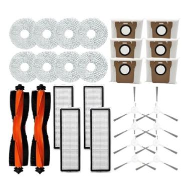 Imagem de Compatible With XMI Robot Vacuum X20+ / X20 Plus Vacuum Cleaner Accessories Main Side Brush Hepa Filter Mop Cloth Dust Bag Spare Parts(Set16)